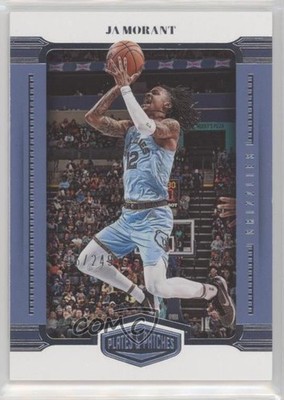 2021-22 Panini Chronicles Plates and Patch 195/249 Ja Morant #435 Patch 1e6a
