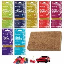 7 Pc Paradise Super Organic Assorted Scents Air Freshener Block Stone Fragrance