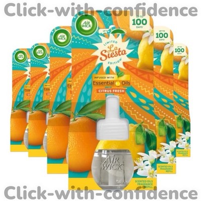 6 x Air Wick Plug in Nachfüllpack La Siesta Citrus 20ml
