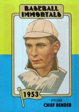 1980-87 SSPC HOF #64b Chief Bender