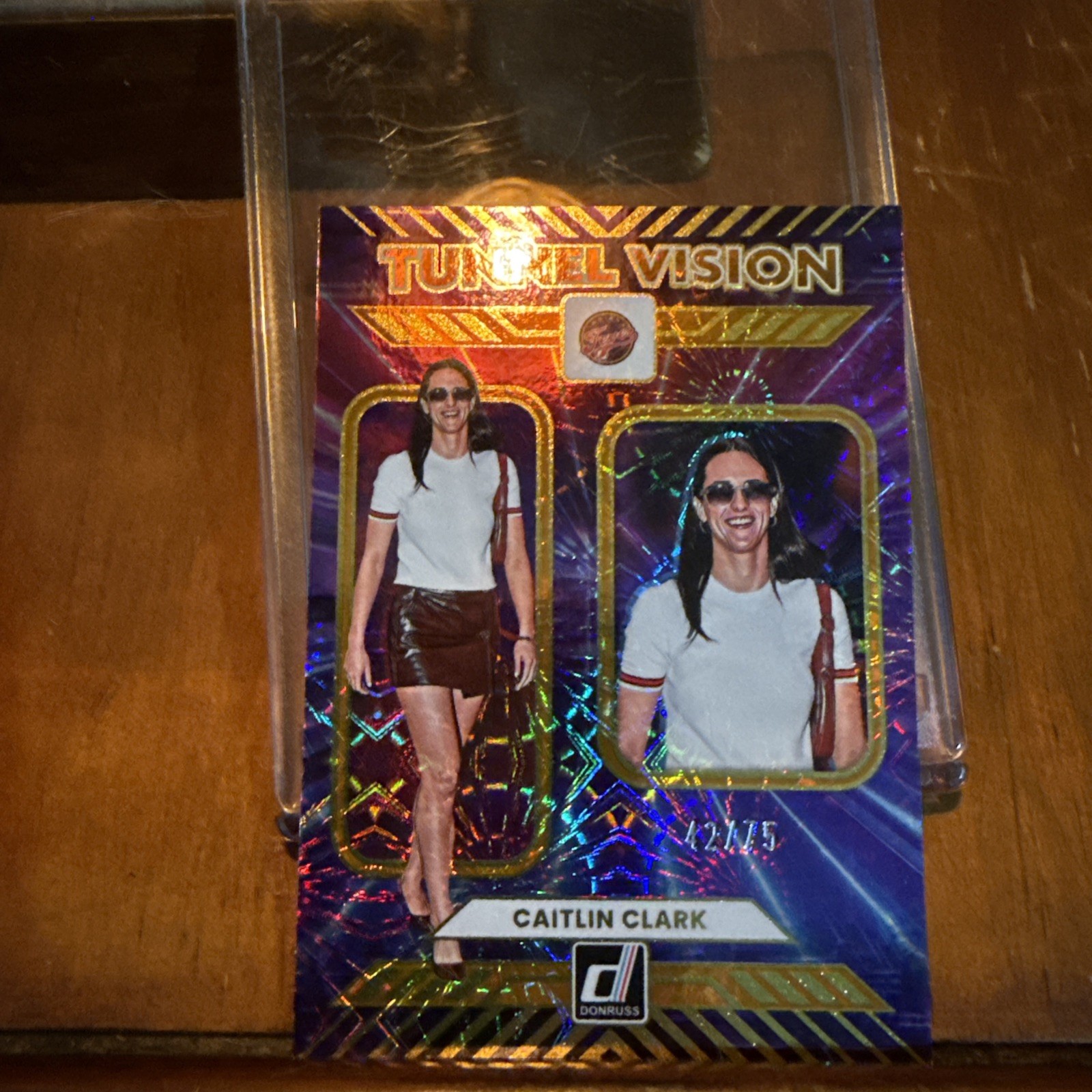 Caitlin Clark Tunnel Vision WNBA Orange Fireworks /75 🔥🎆🔥🎆🔥