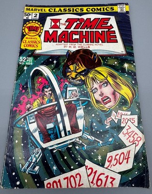 The Time Machine - Marvel Classics Comics #2 1976 H. G. Wells Otto Binder
