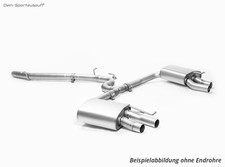 Remus Sportauspuff-Anlage ab OPF VW Golf 8 R Variant je 2x100mm Titan Black