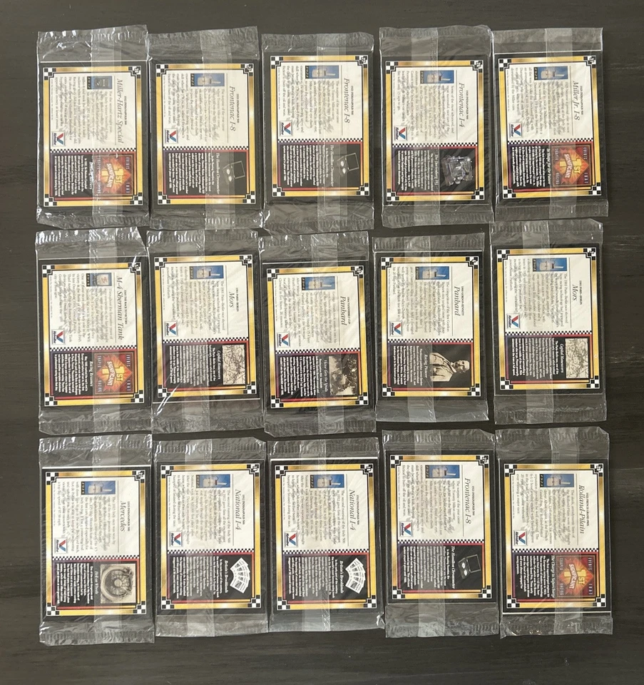 1994 Traks Valvoline 100 Years of Racing Collector Cards 15 Unopened Packs - Image 2 of 2