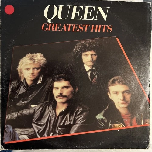 Queen - Greatest Hits Vinyl 1981 Greece Import EMI LP & Inner