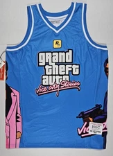 Grand Theft Auto Vice City Headgear Classics Basketball Jersey  XL NEW WITH TAG