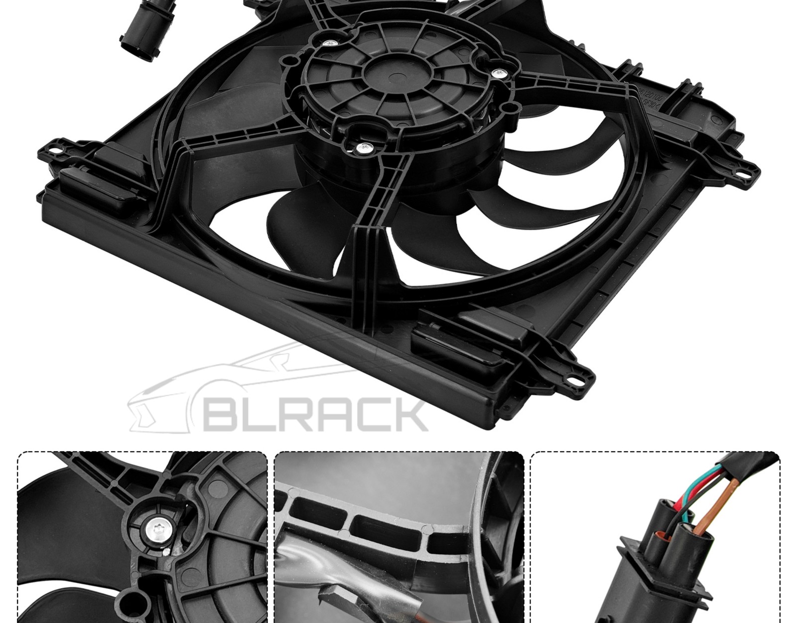 Audi R8 Radiator fan P/N 4S0121203B