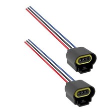 2PCS Female Headlight Pigtail Connector,Headlight Connector Pigtail Fog Light