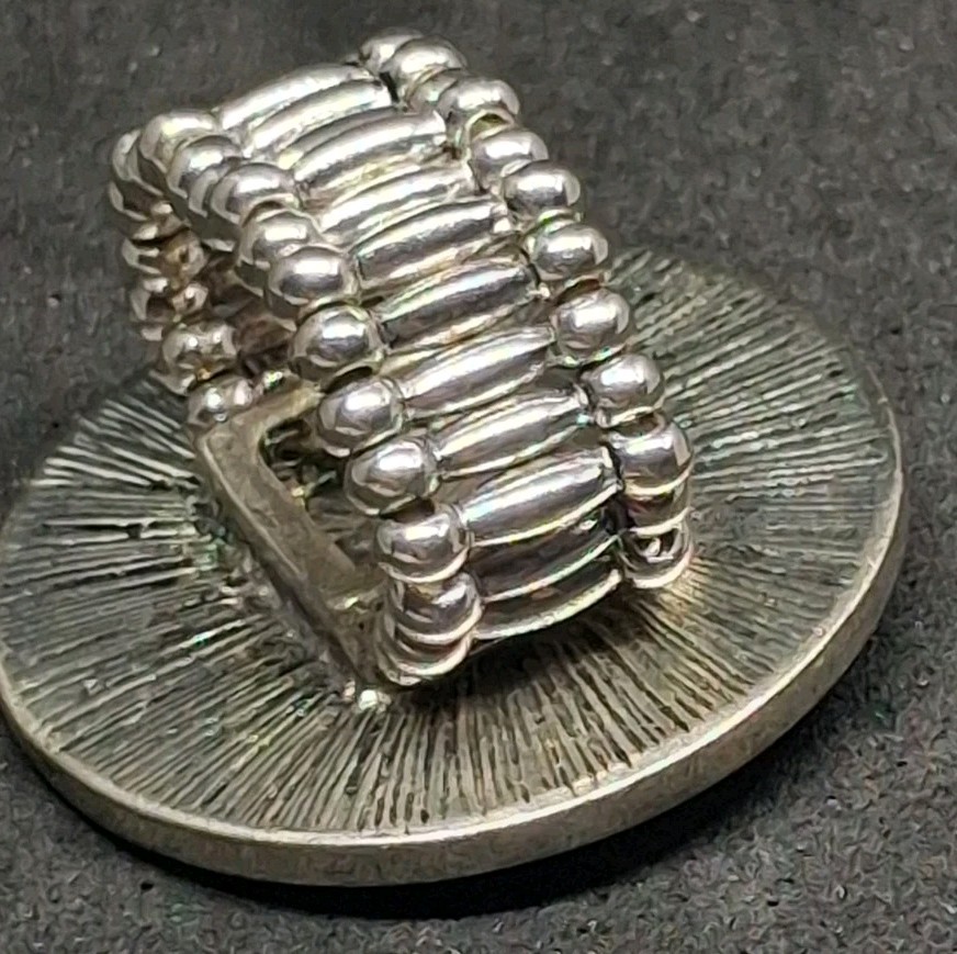 Steampunk Gear Statement Ring With Stretch Band I… - image 8