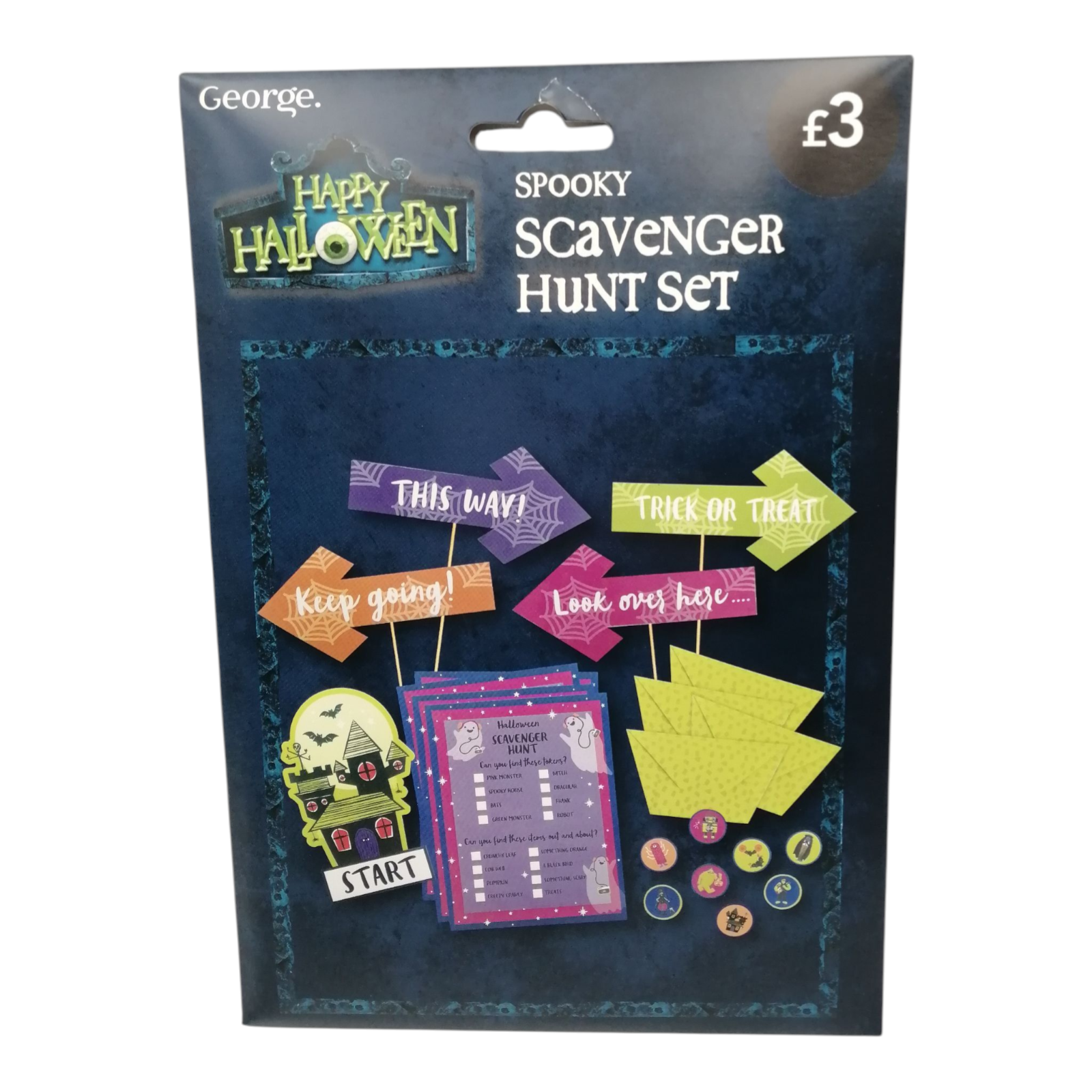 Halloween Spooky Scavenger Hunt Set Kid's Activity Seasonal Fun Trick or Treat