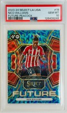 CASE HIT PSA 10 NICO WILLIAMS 2023-24 Panini Select La Liga Future Peacock Prizm