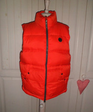 CLOSED Echte DAUNEN Luxus Weste Orange ROT Gr. XL  w.NEU