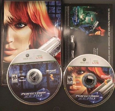 Perfect Dark Zero Limited Collector's Edition Steelbook (Xbox 360) CIB Complete 