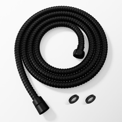 JOMOO Shower Hose 59-118'' Stainless Steel Extension Brass Fit,EPDM Inner Tube