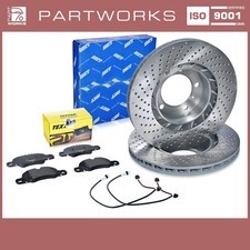 Bremsscheiben + Bremsbeläge +WK für PORSCHE 997 3.6 Carrera 4 345PS VORNE