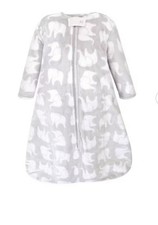 Hudson Baby Infant Plush Sleeping Bag/Sack/Blanket, Gray Elephant, 12-18m