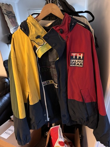 Vintage Tommy Hilfiger XL 90s Hooded Sailing Jacket Windbreaker Coat Color Block by Tommy Hilfiger, Size XL, $249.99 - Photo 2