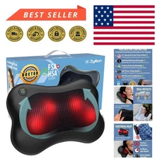 Electric 3D Kneading Massager - Soothing Heat Pillow for Muscle Pain Relief
