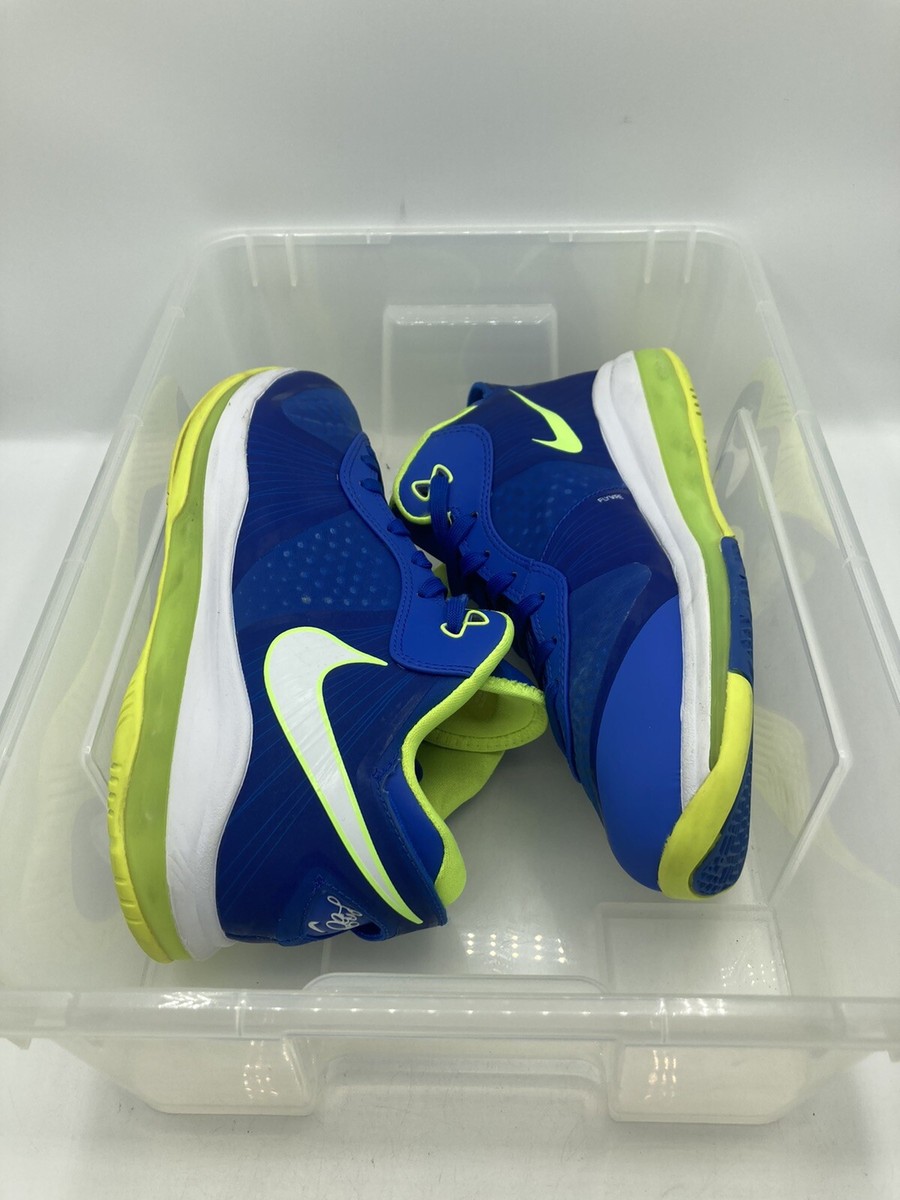 Nike Lebron 8 V2 Low Sprite 2011 Blue Volt Size 9 Men 