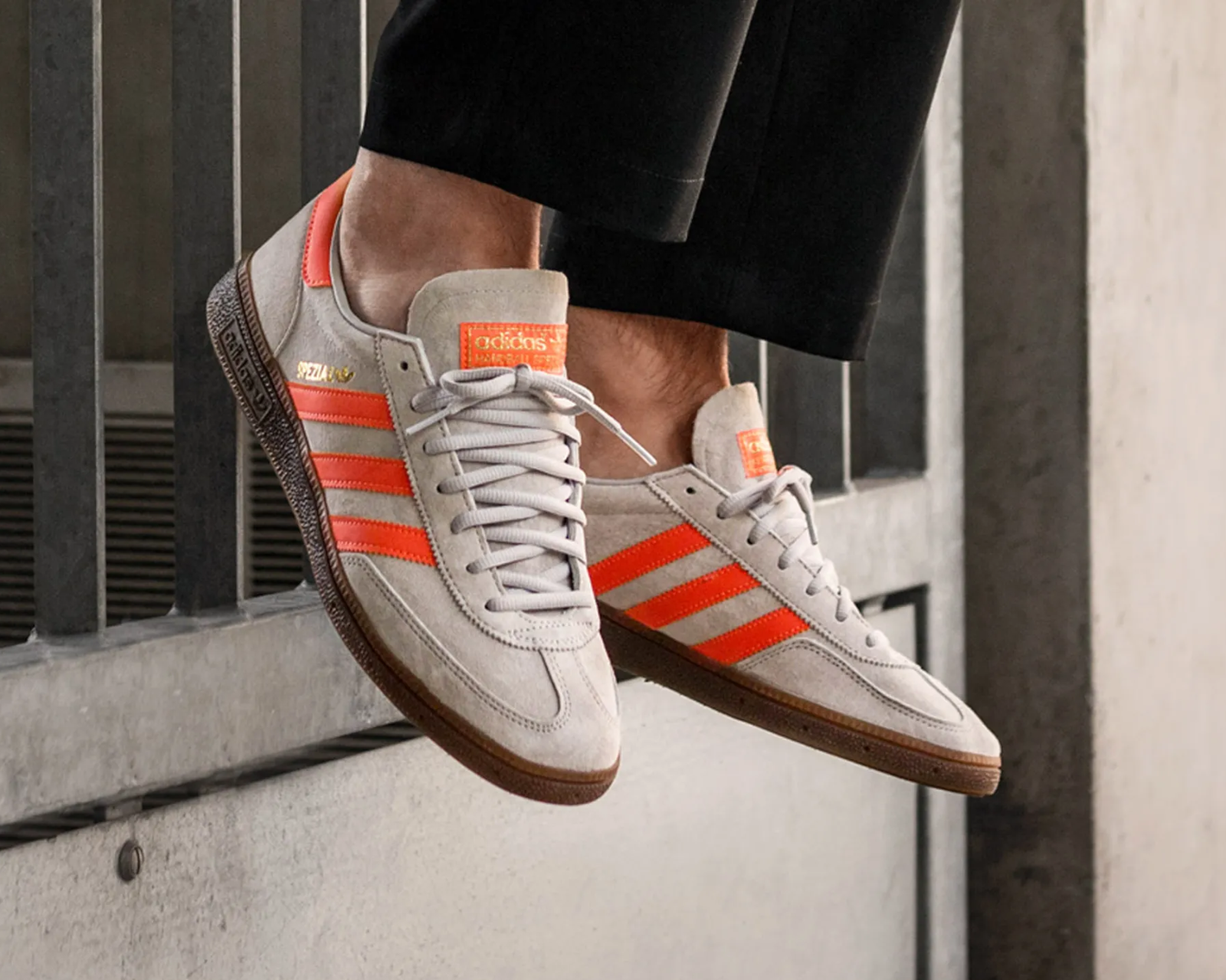 adidas sneaker grau orange