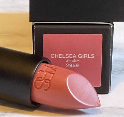  NARS CHELSEA GIRLS 2959 Lipstick Sheer Pink Beige .12oz Full Size FREE SHIP