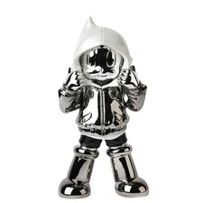 TOYQUBE NTWRK ASTRO BOY HOODIE CHROME VOL. 2 POLYSTONE ART TOY 12"