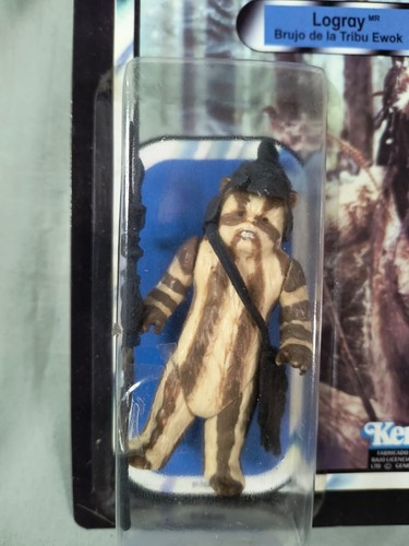 Vintage 1983 Star Wars Top Toys Argentina Logray Ewok Medicine Man - Resealed - Picture 2 of 5