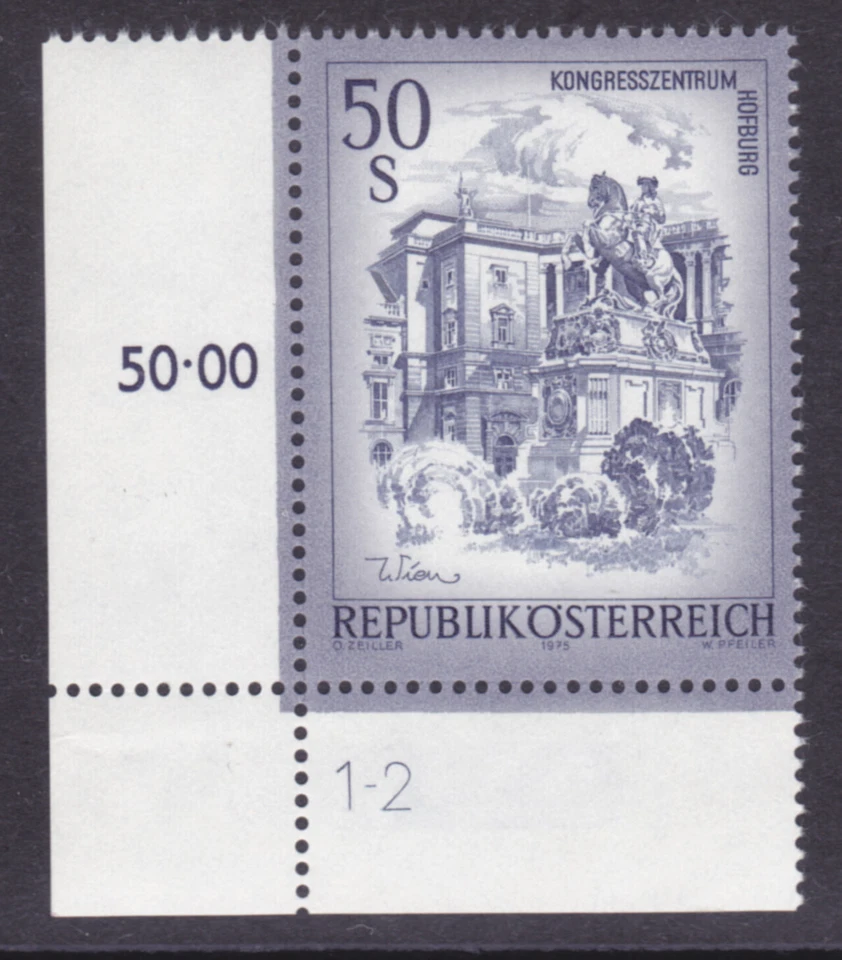 Ö.1975 ANK.Nr.1601a Michel Nr.1478ya mit Symbolzahl 1-2 postfrisch** - Bild 1 von 1