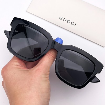 GUCCI Black & Smoke Square Sunglasses Gucci Smoke Square Men main image 2