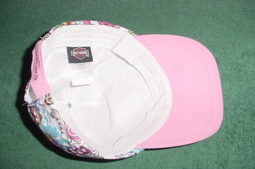 Gorra sombrero hippie para motocicletas Harley Davidson flores mariposas amor calavera libre - Imagen 6 de 9