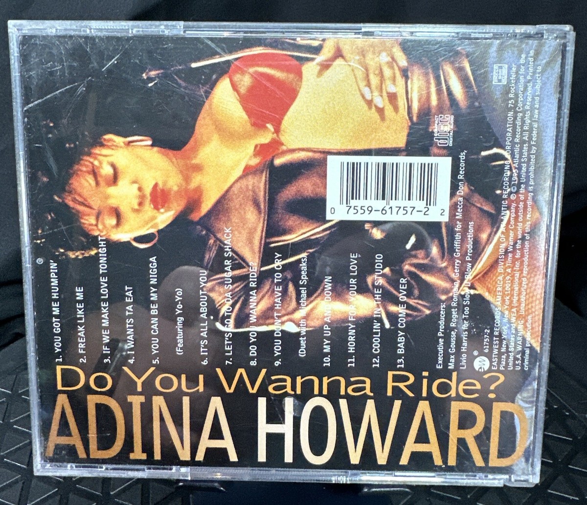 Adina Howard Do You Wanna Ride CD Hip Hop 1990s 13 Song Studio