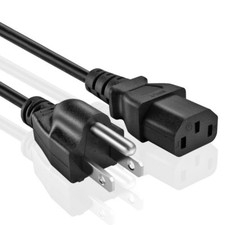  UL 15FT Power Cord Compatible with HP LaserJet Pro MFP, M,  P Series