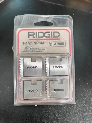 Ridgid 37980 1'' to 1/2'' NPSM Pipe Threading Replacement Die