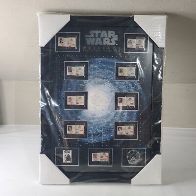 2011 STAR WARS WEEKEND FRAMED PINS SET DISNEY WORLD PASSPORT COMPLETE LE200  COV