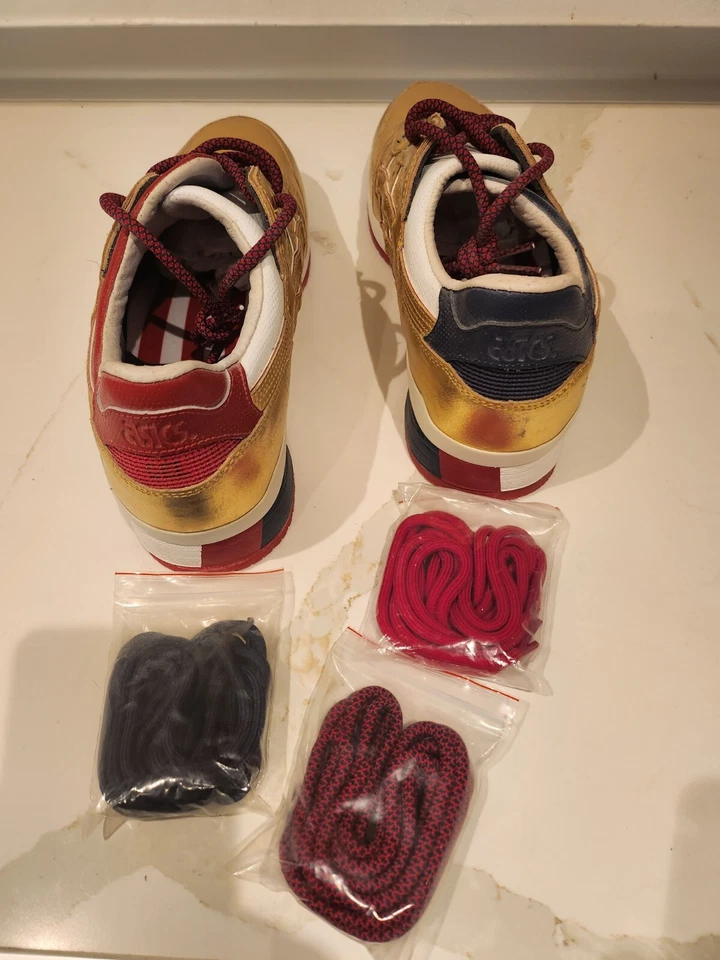 Asics Gel lyte 3 KFE Gold neu US12 EU45,5 Ronnie Fieg, Kith - Bild 3 von 3