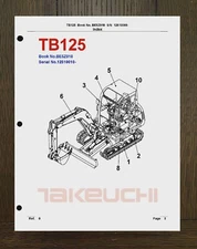 Compact Skid Loader Parts Manual TB125 Serial No. 12510010 -  PAPER MANU