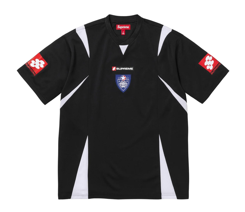 Supreme Crest Soccer Jersey Black Size Large FW24 | eBay Supreme Crest Soccer Jersey Black Size Large FW24 | eBay