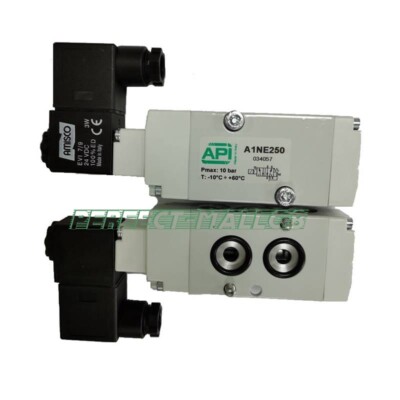 Qty:1 New For API solenoid valve A1E250 A1E230 A1NE250 A1E130 A1NE230
