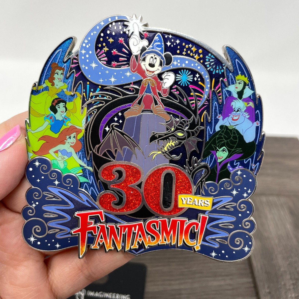 【WDI LE300】D23 Expo2019 ディズニー ディスコ ピンバッジ Disney Pin 2022 WDI Cinderella I Wish Series LE 300 MOG D23