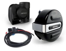 Denali V-Twin Plug&Play Soundbomb Horn Bundle with Mount, Cover and Harness