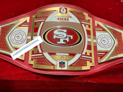 #ad San Francisco 49ers Legacy Title Championship Belt 4MM ZINC $184.00