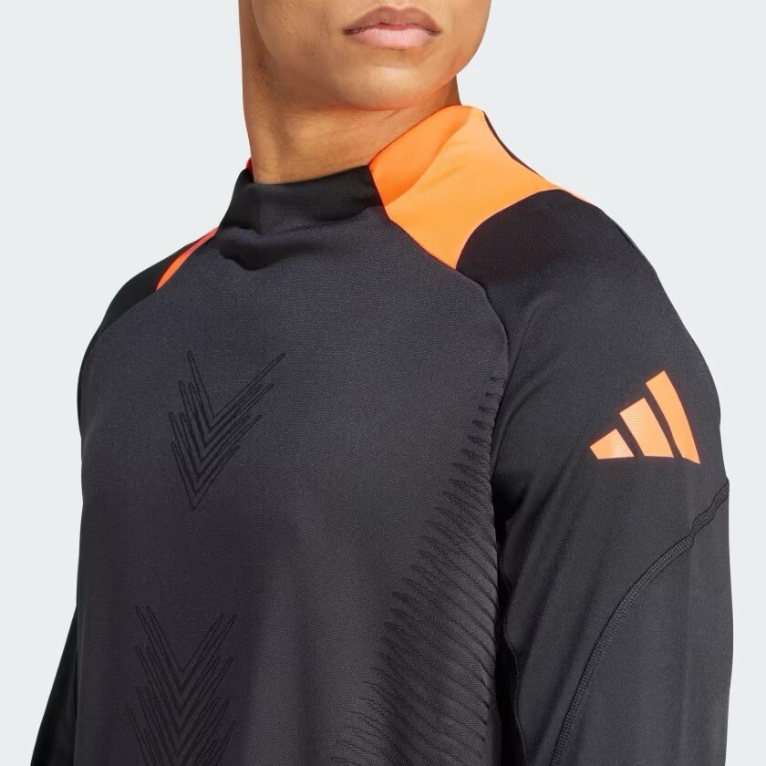 Size M- Adidas Men’s Tiro 24 Pro Training Top, Black/App Solar Red. image 5