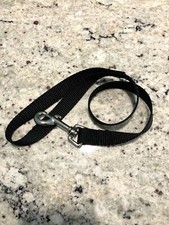 2 foot leash 1" width, service dog, made in USA, dog safety, heavy duty nylon