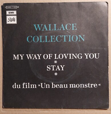 WALLACE COLLECTION - My way of Loving you - French Pathe 7'' P/S SITAR SIKE HEAR
