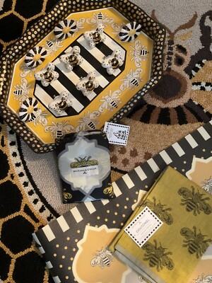 MacKenzie-Childs Queen Bee To-Go Tote NIP