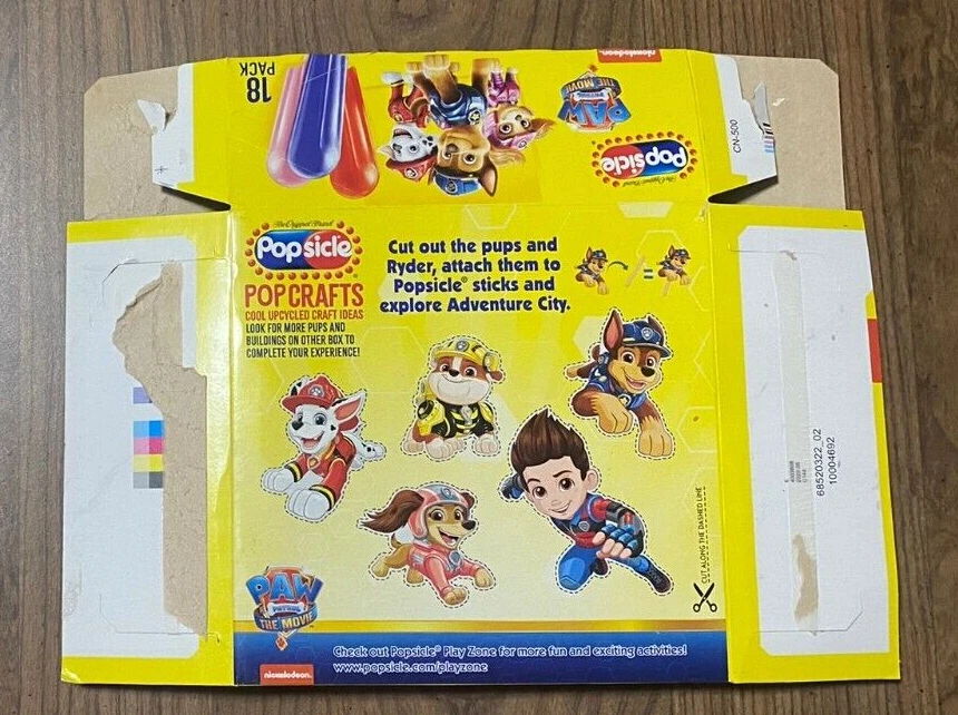 Paw patrol hot sale popsicles