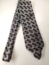 Paul Dione Mens Formal Necktie 58"Lx4"W Multicolor Neck Tie