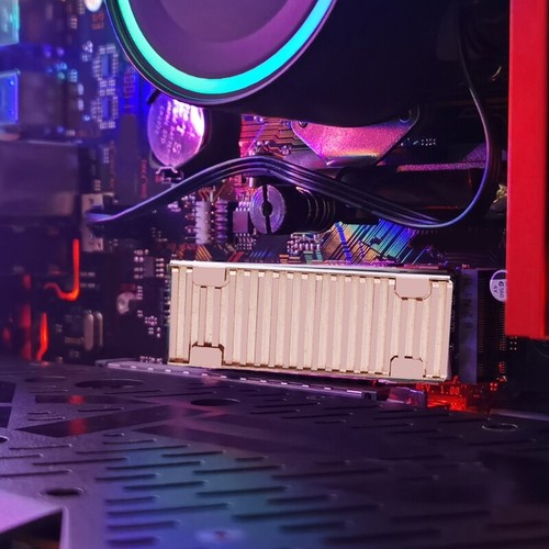 Copper PCIE NVME for .2 SSD 2280 Hard Drive Heat Sink Desktop Dedic - Afbeelding 5 van 14
