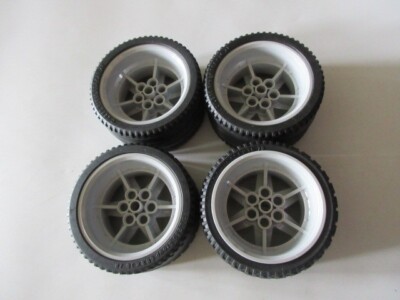 Lot of 4 LEGO EV3 mindstorm wheels/tires