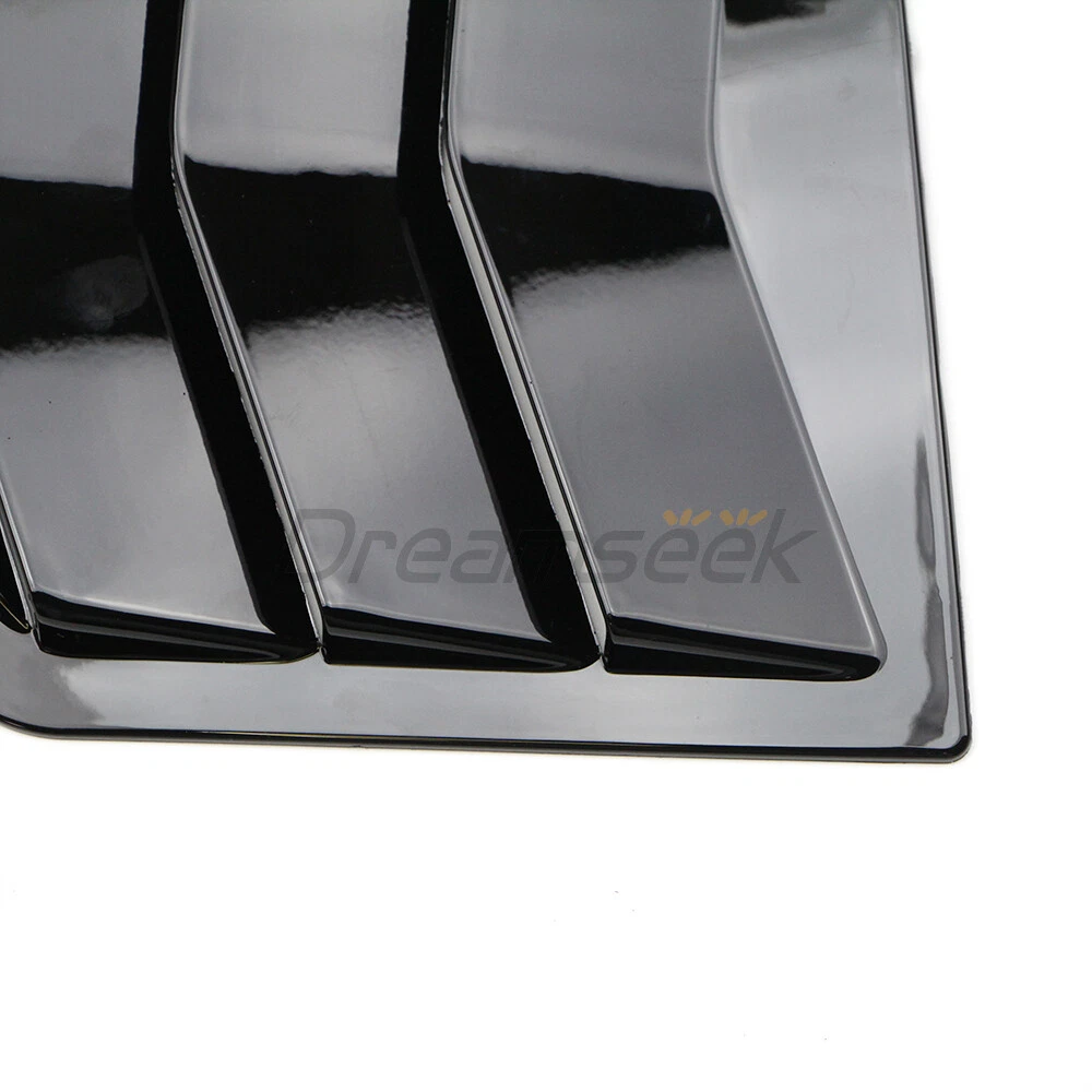 2x Side Window Louver Cover For Honda Accord 9th 2013-2017 Quarter Glossy Black - product detail image 9